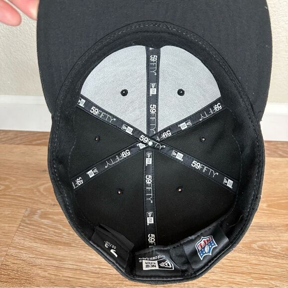 New Era San Francisco 49ers Black Fitted Men's Hat, Size: 7 3/8 - Picture 9 of 11